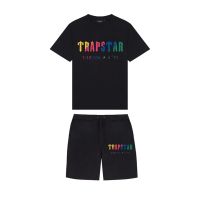 Marca Trapstar Nova เสื้อผ้าผู้ชาย Camiseta Conjuntos De Treino Harajuku Topos Camisengraçado ฮิปฮอป Cor T Camisa In Prai