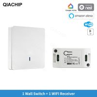 QIACHIP Universal Wifi 433 Mhz Wireless Remote Control Wall Switch Light Smart Home Automation RF Relay Module Work With Alexa