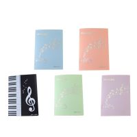 ✕ﺴ Practice 4 Pages Music Folder Plastic Sleeves Sheet File Storage Book for Artist