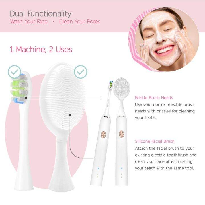 ใหม่2023-ขายส่งหัวแปรงทำความสะอาดผิวหน้าสำหรับ-xiaomi-t300-t500-x3-x3u-x5-v1-v2แปรงสีฟันไฟฟ้าพลังคลื่นเสียงแปรงทำความสะอาดใบหน้า1ชิ้น