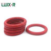 LUJX-R 6 Pcs 5.7 Mm Tahan Air O-Cincin Washer Sealing Cincin OD130/135/140/150/ 155/160/170 Mm Tidak Beracun O Ring Seal Gasket Silikon