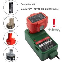 Battery Charger For Makita 6010D 6261D 6226DWE 6270D 6270DWE 6271D 6271DWE Replacement Charger 7.2V 9.6V 12V 14.4V 18V