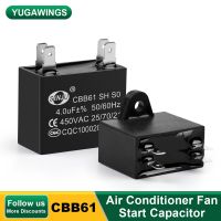 CBB61 Air Conditioner Capacitor Fan Start Motor Run Capacitor 450V 1UF 1.2UF 1.5UF 2UF 2.5UF 3UF 3.5UF 4UF 4.5UF 5UF 6UF 12UF