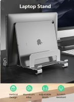 Tree-slot Vertical Adjustable Laptop Stand Tablets Cooling Support Bracket Holder for Apple MacBook Lenovo Notebook Book Holder Laptop Stands