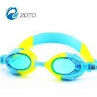 Children Gao Qingfang fog silicone cartoon water-proof uv swimming goggles and colorful glasses -yj230525