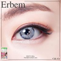 *มีค่าสายตา*  Pretty Doll  Erdem Gray สายตาปกติ คอนแทคเลนส์ ลายฮิต Tiktok แถมตลับฟรี!! รหัสสินค้า 045 HelloBeautyCenter