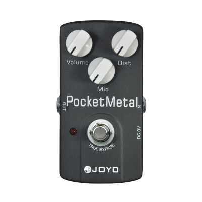 Pedal JF-35 Pocket Metal Distortion True Bypass Effects Pedal with Pedal Connector and MOOER pedal knob