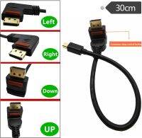 Gold-plated mini Displayport with lock buckle turn dp elbow 90 degree line male and female graphics card to monitor line 0.3m Cables
