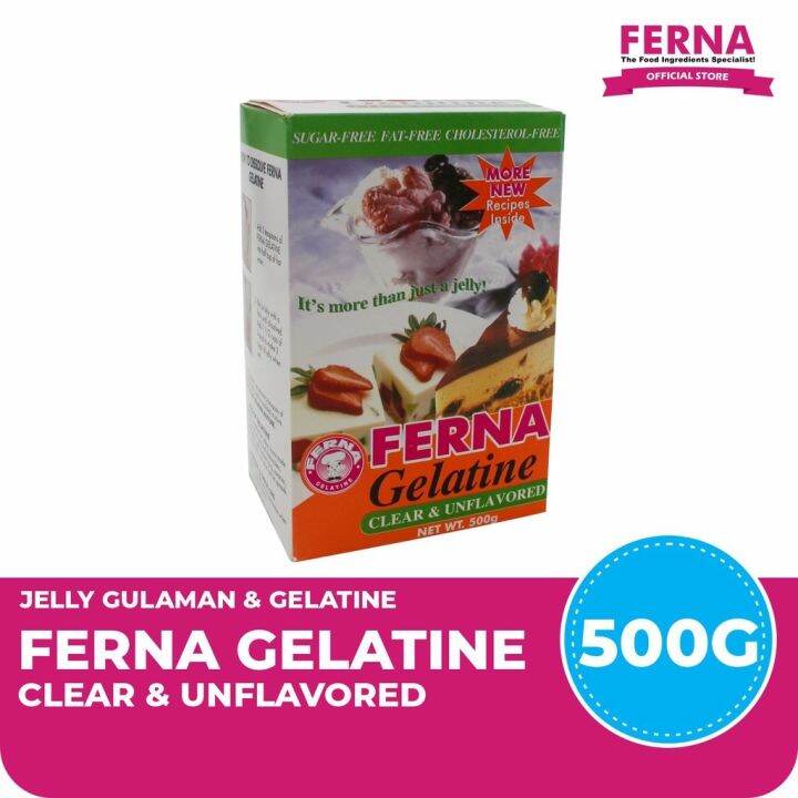 Ferna Unflavored Gelatine 500g Lazada PH