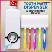 Toothpaste Dispenser ที่กดยาสีฟันศูนย์ยากาศะทำให้ปัญหาการบีบยาสีฟันที่เยอะเกินปรีมาณไม่พแดีหมดไป และจะทำให้ไม่หกเลอะเทอะ