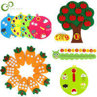 Montessori Teaching AIDS To Learn Hands-on Math Toy Supplies Kindergarten Apple Tree Carrot Digital Teaching Aids WYW