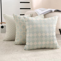 Nordic Living Room Sofa Cushions Cover Luxury Double-side Jacquard Geometric Pillow Cover Lazy Cushion cover Decoration for Bedroom Office Car Waist Back Pillowcase