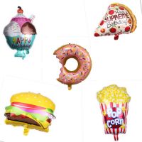 【DT】hot！ Pizza Hot Dog Donut Burger Birthday Opening Decoration Baby Shower