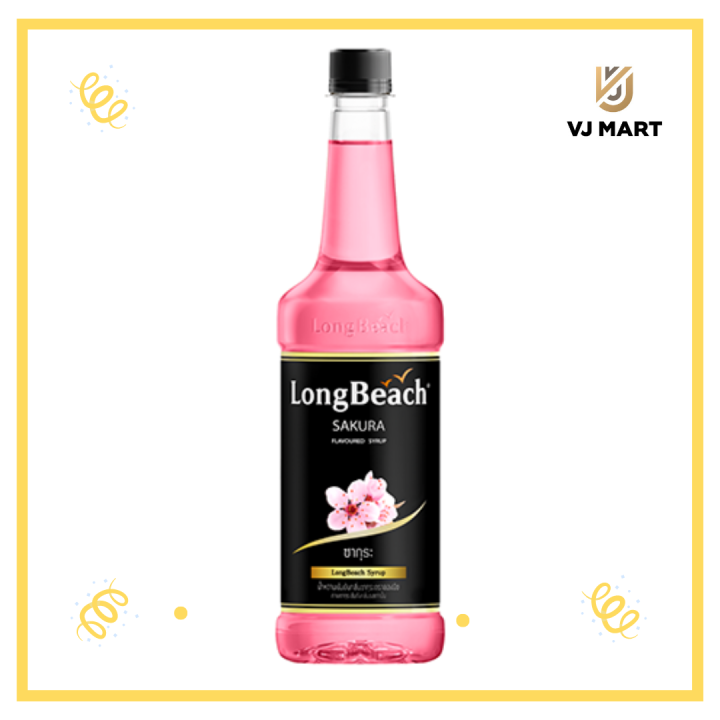 LongBeach ลองบีชไซรัป กลิ่น ซากุระ 740 ml.