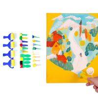 、‘】【【 Kids Paint Sponges Craft EVA Sponge Stamper,Early Learning Paint Sponge Brushes