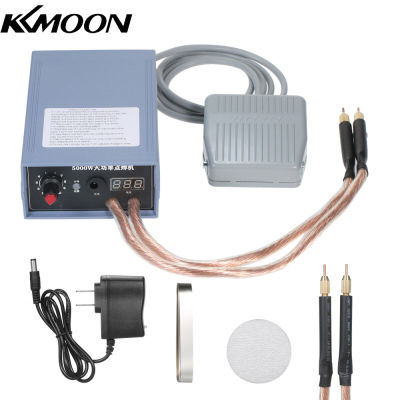 KKmoon Spot เครื่องเชื่อม5000W High Power Handheld เครื่องเชื่อมจุดแบบพกพา0-800A Current ปรับ Welders 18650 B-Attery US Plug