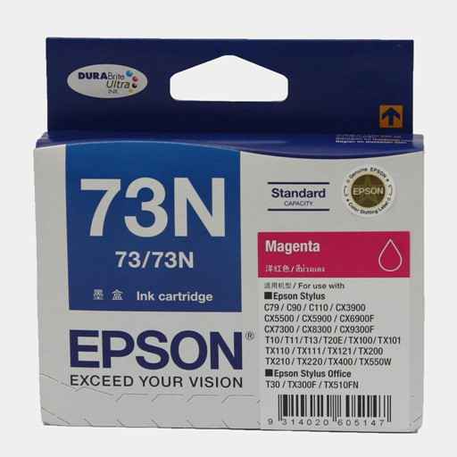 หมึก-epson-73n-magenta-t105390-magenta-หมึกแท้-เป็นสินค้า-clearance-sale-ค่ะ