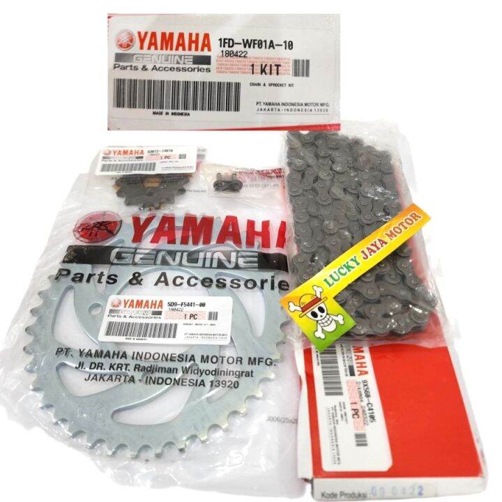 Gearset Girset Chainkit Gear Gir Set Rantai Vega Force Fi Injeksi Ori