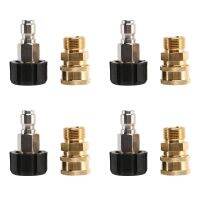 4X High Pressure Washer Adapter Set Quick Connect Kit, Metric M22-15mm, TWIS292