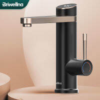 Briwellna เครื่องทำน้ำอุ่นไหลก๊อกน้ำ2 In 1ไหลเครื่องทำน้ำอุ่นสำหรับบ้าน Tankless มินิเครื่องทำน้ำอุ่นแตะ120 ° หมุนก๊อกน้ำไฟฟ้า220โวลต์