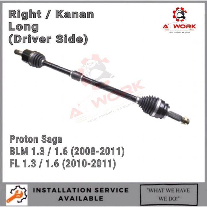 Proton Saga BLM FL FLX VVT Manual Auto Drive shaft Front Rear