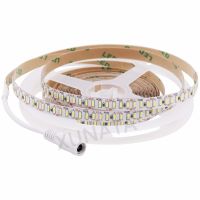 DC 12โวลต์ SMD 3014หลอดไฟ LED Strip 5เมตร204Led M กันน้ำที่มีความยืดหยุ่นไฟ Led เทปที่มีขั้วต่อ DC เย็นสีขาวอบอุ่นสีขาว