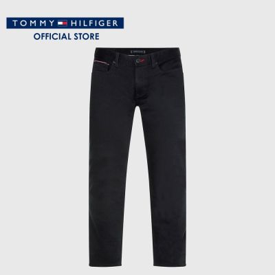 Tommy Hilfiger กางเกงยีนส์ผู้ชาย รุ่น MW0MW29602 1B1 - สีดำ