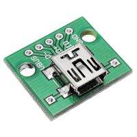 【✜】 Huilopker MALL 10Pcs Mini Usb To Dip Mini-5P หญิง Patch ถึง2.54Mm Adapter Board