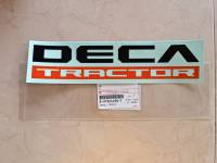 สติกเกอร์ DECA TRACTOR  ติดหน้ารถขวา ISUZU  แท้ห้าง  ราคาต่อ 1 ชิ้น