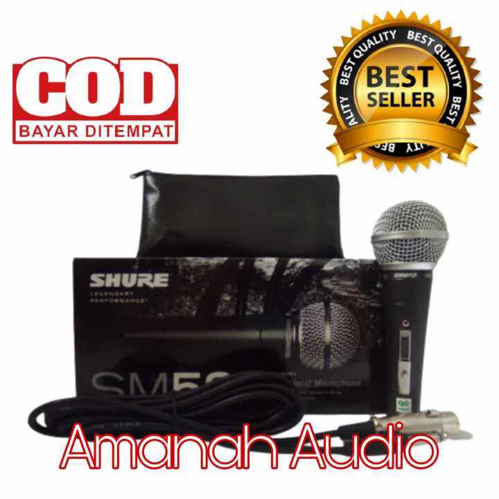 Mic Kabel Shure Sm Sk Pakai Switch Microphone Shure Kabel Sm Sk