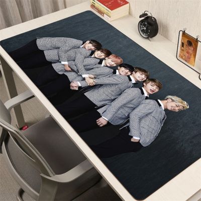 Big Mouse Pad Wireless Gamer Keyboard Kpop-BTS Gaming Rubber Mats Ped Mause Xxl Mousepad Cabinet Girl Desk Accessories Large