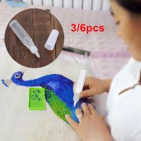 OKDEALS 3/6Pcs Artwork Diamond Embroidery Craftwork Non-toxic Embroidery Cross Plastic Diamond Painting Glue