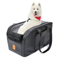 Dog Car For Seat Pet Travel Booster For Seat For Car Armrest With Safety Hook Washable Design เบาะรองนั่งที่ถอดออกได้