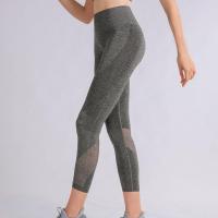 【cw】CHRLEISURE Tight Fitness Leggings y Mesh High Waist Hip Lift Abdomen Elasticity Womens Pants Running Quick Dry Gym Legging