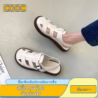 [การจัดส่ง 3 วัน] COOC รองเท้าแตะผู้หญิงใหม่รองเท้าผู้หญิงเวอร์ชั่นเกาหลีเป่าโถวรองเท้าแตะนักเรียนแบนผู้หญิงคำโรมันรองเท้าผู้หญิงรองเท้า ผญ แฟชั่น 35-40