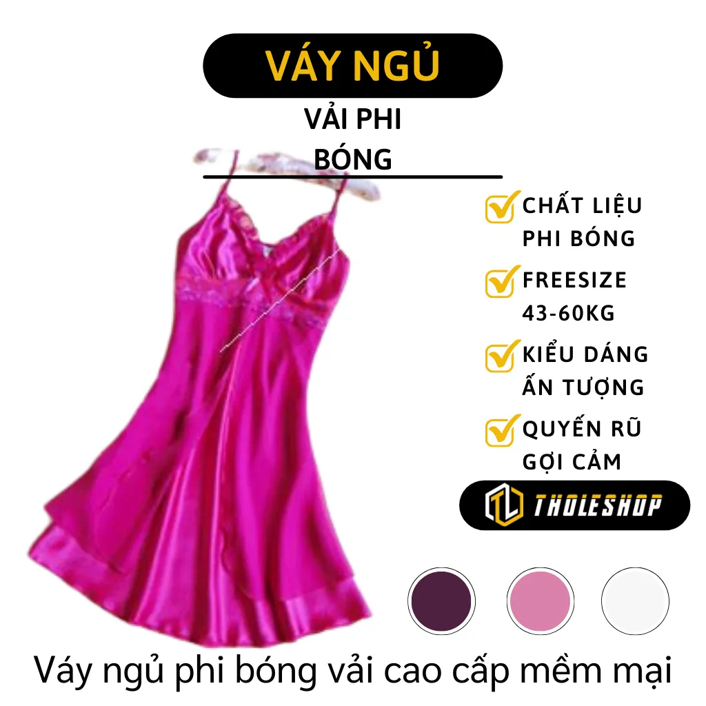 Mua Đầm Ngủ Phi Lụa Satin Gợi Cảm  BLingerie  Tiki