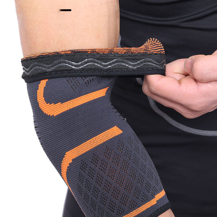1pcs-breathable-elbow-support-basketball-football-sports-safety-volleyball-elbow-pad-elastic-elbow-supporter