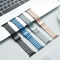 Stainless Steel Metal strap For  Apple watch Ultra 49mm 8 7 45mm 41mm 6 5 4 3 SE 44mm 42mm 40mm For iWatch Smart Wristband Cases Cases