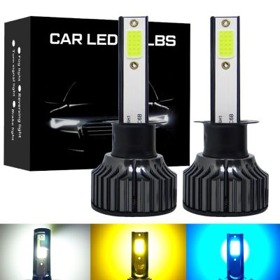 2pcs Mini COB Car Headlight H4 H7 LED 3000K 6500K 8000K H1 H3 H8 H9 H11 9005 9006 HB3 HB4 880 881 LED Bulb Auto Fog Light Bulbs  LEDs  HIDs