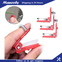 Manooby อุปกรณ์เก็บผลไม้เครื่องเล็มกิ่งไม้ในสวนเครื่องมือใบมีดตัดผลไม้ที่ปลอดภัยเครื่องมือตัดใบมีดป้องกันปลายนิ้วแหวน