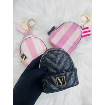 Bags, Victorias Secret Striped Backpack Keychain