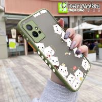 เคส Chenyyka สำหรับ Vivo Y75 5G Y55 5G Y77 5G Y77E 5G IQOO Z6 Lite 5G เคสโทรศัพท์ลายแมวน่ารักบางๆดีไซน์ใหม่แข็งกันแรงกระแทกขอบนิ่มแฟชั่นกรอบซิลิโคนคลุมทั้งหมดฝาครอบป้องกันเลนส์กล้อง