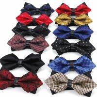 ❐❍ Men Ties Fashion Butterfly Party Wedding Bow Tie for Boys Girls Plaid Check Red Black Bowknot Wholesale Accessories Bowtie