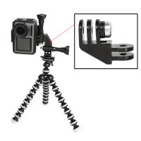 90 องศาอะแดปเตอร์ข้อศอก Mount Thumb สกรูสำหรับ GoPro Hero 11 10 9 8 7 6 5 4 แนวตั้ง Vlog DJI Action 3 อุปกรณ์เสริมกล้อง-glsunjugdd