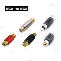 5pcs Dual RCA to RCA Coupler Joiner Plug Female Male Connector to  Audio Video AV Cable Extender for CCTV camera WDAGTH