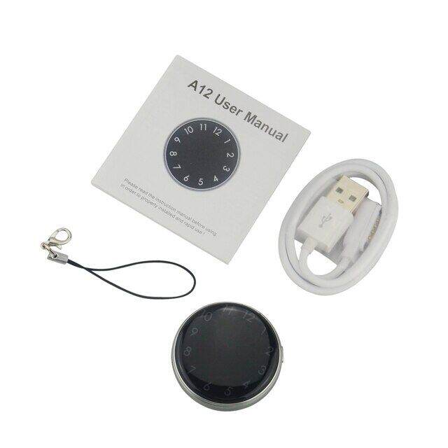 Mini Child Gps Pocket Watch A12 Adults Older Pocket Locator Clock