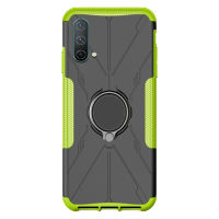 Phone Case For OnePlus Nord CE 5G กันกระแทกเคสกันกระแทกแหวนโลหะ Stand Hard Back Armor Cover