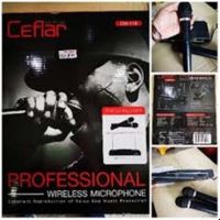 Ceflar ไมโครโฟนไร้สาย ไมค์ลอยคู่ WIRELESS MICROPHONE CM-118 บริการเก็บเงินปลายทาง