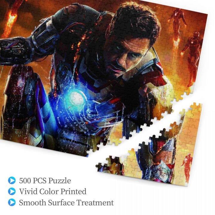 iron-man-6-wooden-jigsaw-puzzle-500-pieces-educational-toy-painting-art-decor-decompression-toys-500pcs