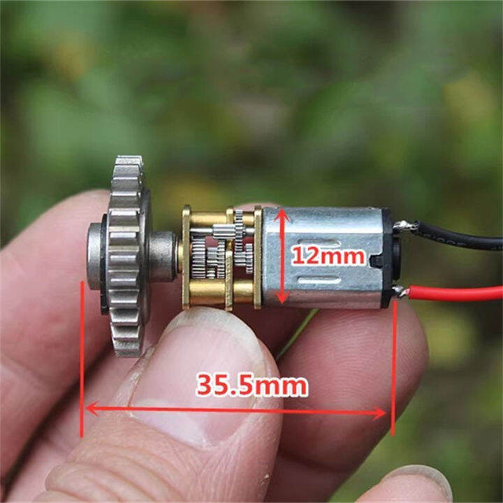 [FU💖] Full Metal N20 Gear Reduction Motor DC 3V6V 60RPM Reduction